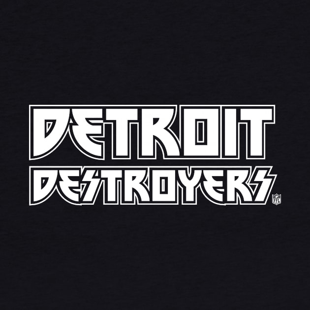 Detroit Destroyers - White by Fresh Fly Threads